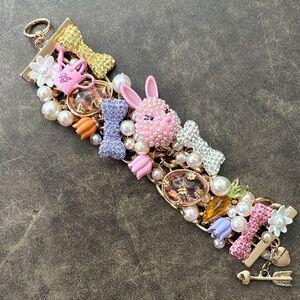 Betsey Johnson Easter Charm Bracelet